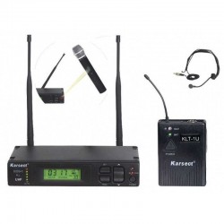 Karsect KRU 1/1H UHF Headset Telsiz Mikrofon Sistemi
