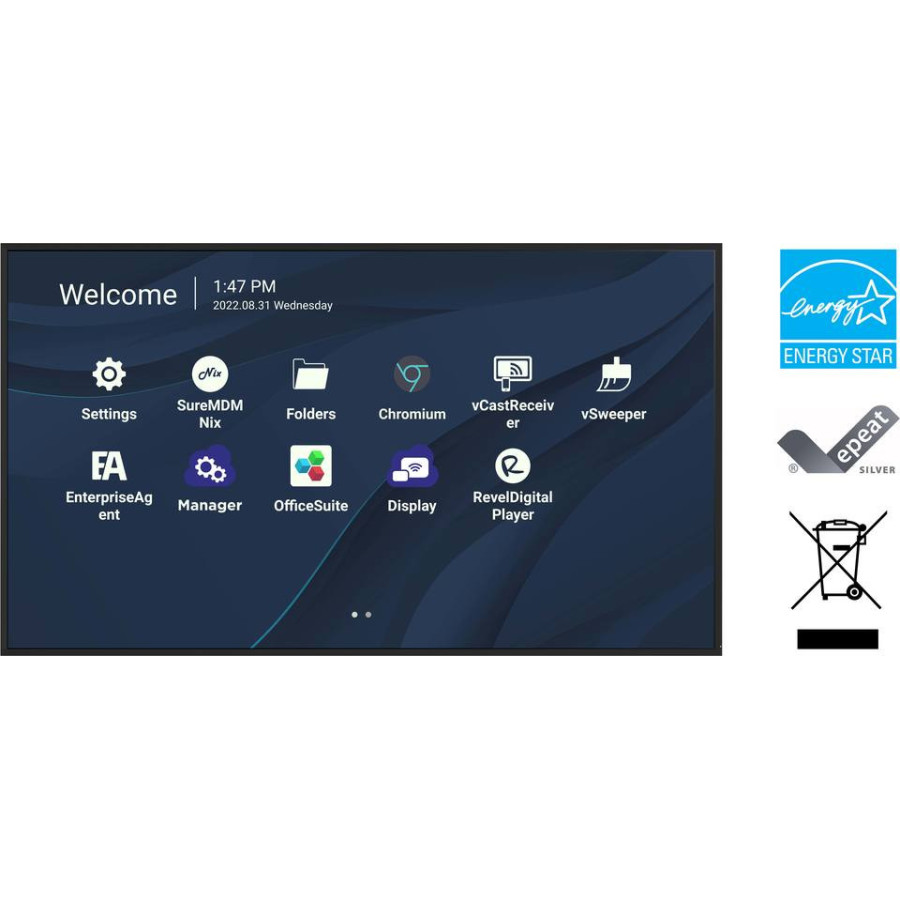 ViewSonic CDE7530 75″ 4K UHD Profesyonel Sunum Ekranı