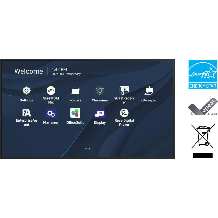 ViewSonic CDE8630 86″ 4K UHD Profesyonel Sunum Ekranı