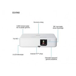 Epson CO-FH01 Full HD Akıllı Projeksiyon Cihazı