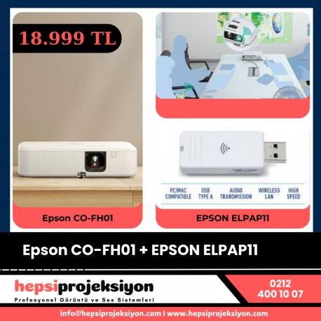 Epson CO-FH01 Full HD Akıllı Projeksiyon Cihazı