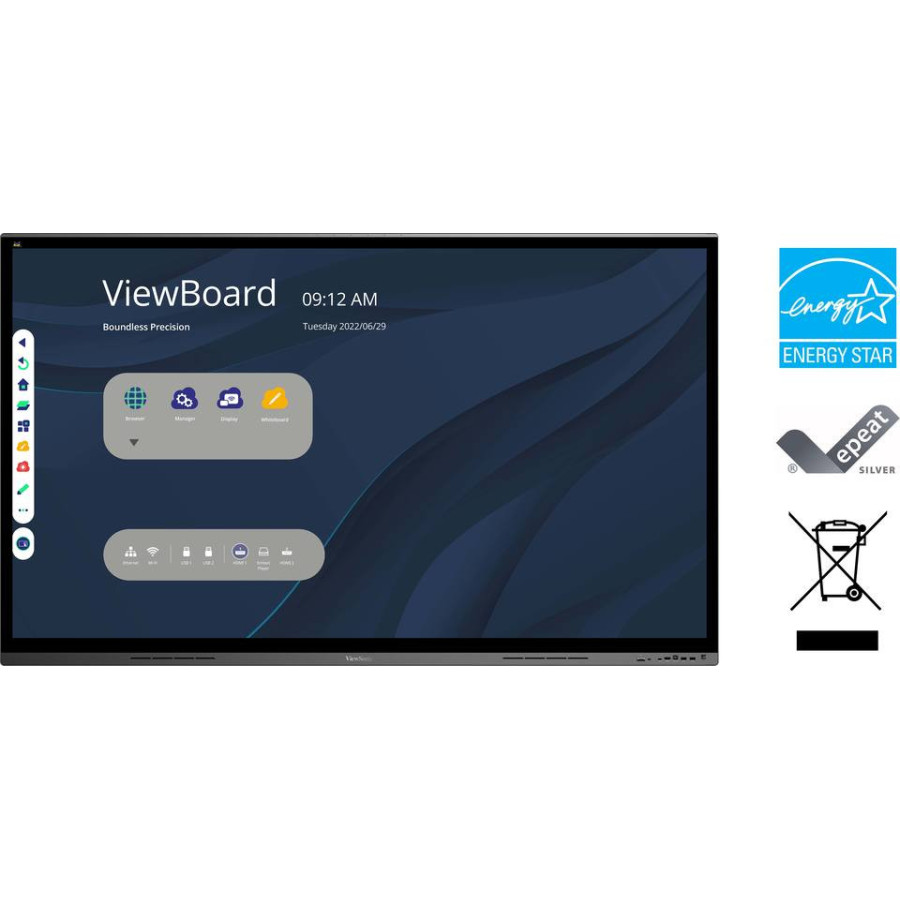 ViewSonic ViewBoard IFP7562 75” 4K UFT+ Etkileşimli Ekran