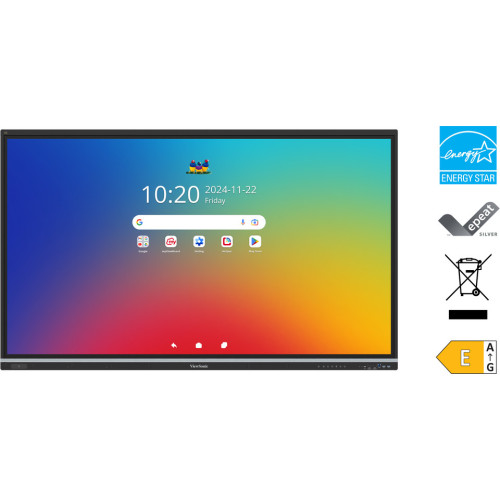 ViewSonic ViewBoard IFP8651 86” 4K EDLA Sertifikalı Android 14 Etkileşimli Ekran