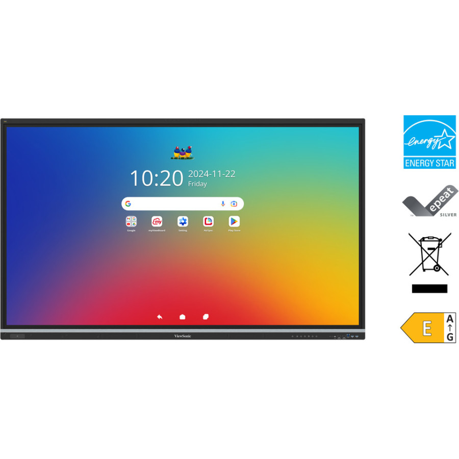 ViewSonic ViewBoard IFP9851 98″ 4K EDLA Android 14 Etkileşimli Ekran