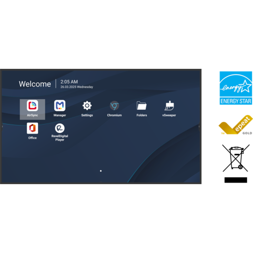 ViewSonic CDE9831-1C 98" 4K Profesyonel Ekran | Android 14 & ProAV Entegrasyonu