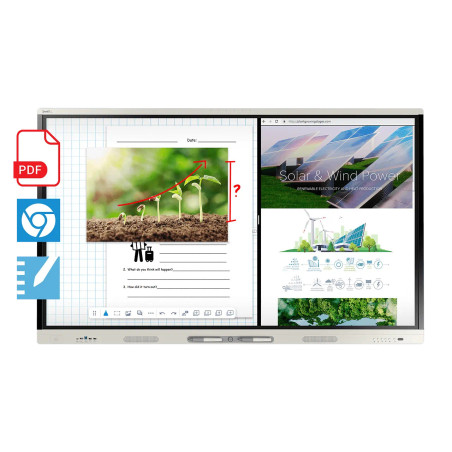 SMART Board RX 86 4K 86" Etkileşimli Sınıf Ekranı | HyPr Touch, iQ Android