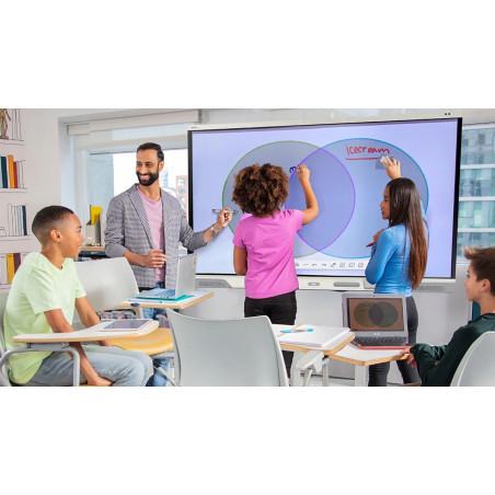 SMART Board RX 86 4K 86" Etkileşimli Sınıf Ekranı | HyPr Touch, iQ Android