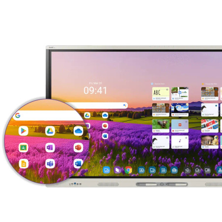 SMART Board MX55 (V5) 4K 55" Etkileşimli Eğitim Ekranı | HyPr Touch, iQ Android