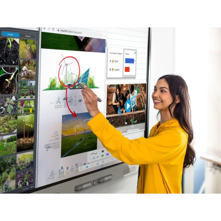 SMART Board MX55 (V5) 4K 55" Etkileşimli Eğitim Ekranı | HyPr Touch, iQ Android