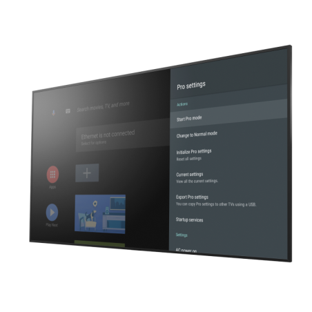 Sony BRAVIA BZ40L 55" 4K HDR Profesyonel Ekran | 700 nit | Derin Siyah Parlama Önleyici | FW-55BZ40L