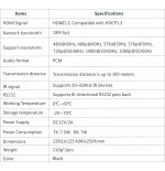 LENKENG LKV329 HDMI Uzatıcı (2 İletken – 300m HDbitT)