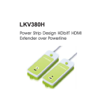 LENKENG LKV380H HDMI Powerline Extender 300m 1080p | HepsiProjeksiyon