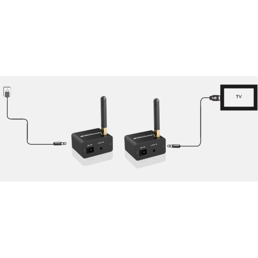 LENKENG LKV388IR Kablosuz IR Uzatıcı 200m | HepsiProjeksiyon