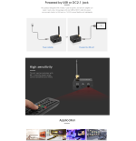 LENKENG LKV388IR Kablosuz IR Uzatıcı 200m | HepsiProjeksiyon