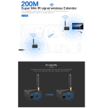 LENKENG LKV388IR Kablosuz IR Uzatıcı 200m | HepsiProjeksiyon