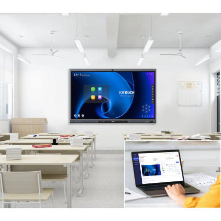 IQBoard QA1300 PRO 110" 4K UHD Dokunmatik Ekran | 48 MP Kamera