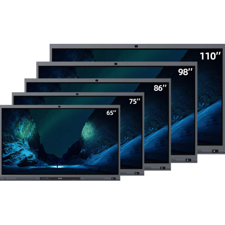 IQBoard QA1300 PRO 110" 4K UHD Dokunmatik Ekran | 48 MP Kamera