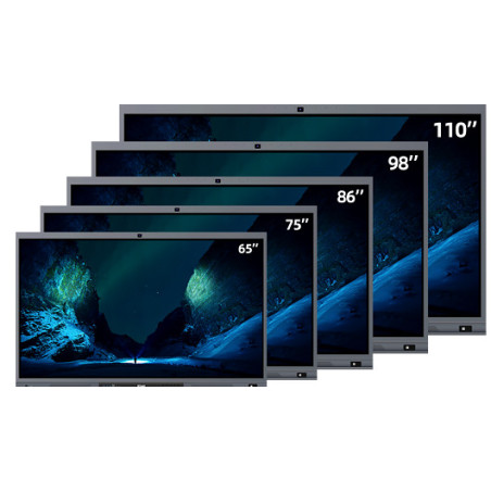 IQBoard QA1300 PRO 86" 4K UHD Dokunmatik Ekran | 48 MP Kamera