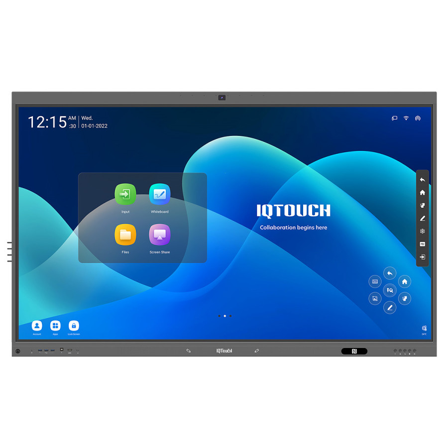 IQBoard QA1300 PRO 86" 4K UHD Dokunmatik Ekran | 48 MP Kamera