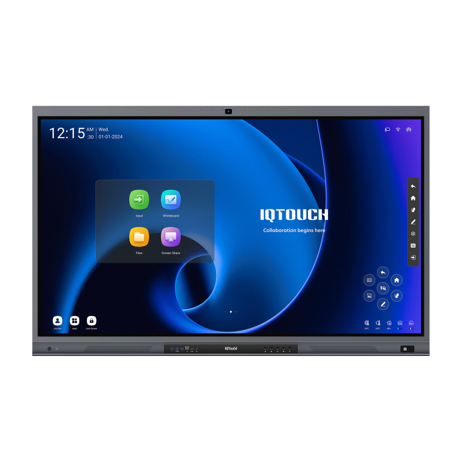 IQBoard QA1300 PRO 75" 4K UHD Dokunmatik Ekran | 48 MP Kamera
