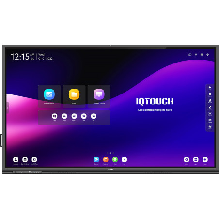 IQBoard HA1100 LE065MD 65" 4K UHD Dokunmatik İnteraktif Ekran | Çift Kameralı