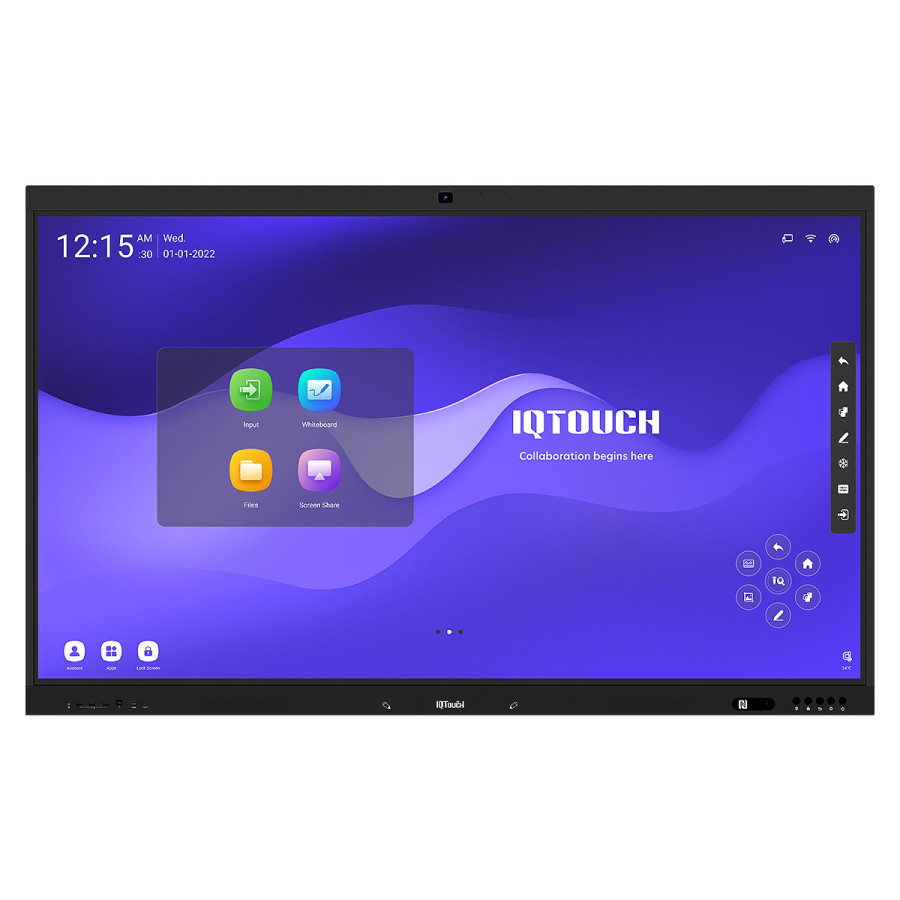 IQBoard TE1200 LE086MD 86" 4K UHD Dokunmatik Akıllı Tahta | Android 14