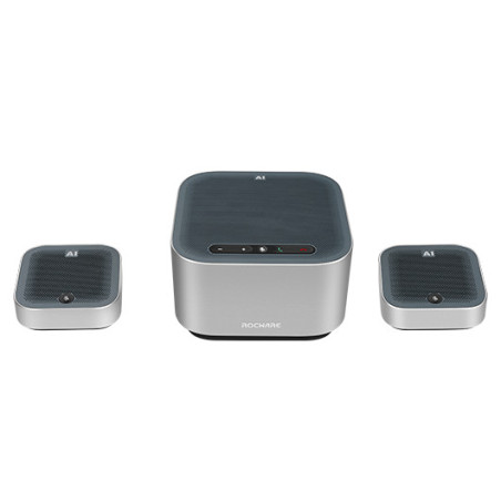 Rocware A10W Kablosuz Akıllı Konferans Hoparlör | AI Destekli 360° Ses