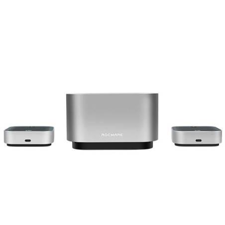 Rocware A10W Kablosuz Akıllı Konferans Hoparlör | AI Destekli 360° Ses