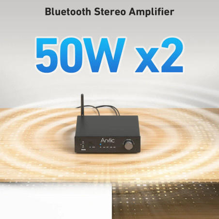 Arylic B50 SE Bluetooth 5.2 Stereo Amplifikatör & Ses Vericili