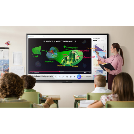 Samsung WA75F 75" 4K EDLA İnteraktif Akıllı Tahta | Akıllı Eğitim Ekranı