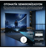 Proscreen PRO 100” 221x124 Motorlu Gergili ALR Projeksiyon Perdesi