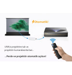 Proscreen PRO 150” 332x187 Motorlu Gergili ALR Projeksiyon Perdesi