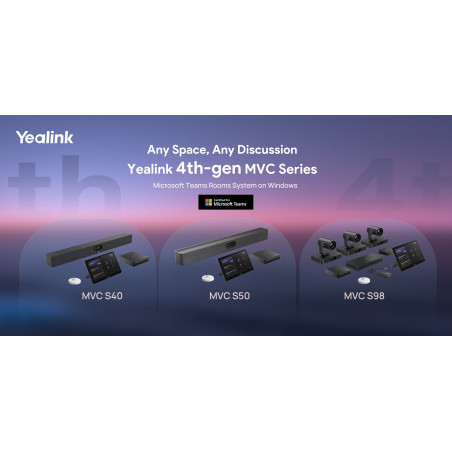 Yealink MVC S90 Windows Teams Rooms Büyük Oda Sistemi