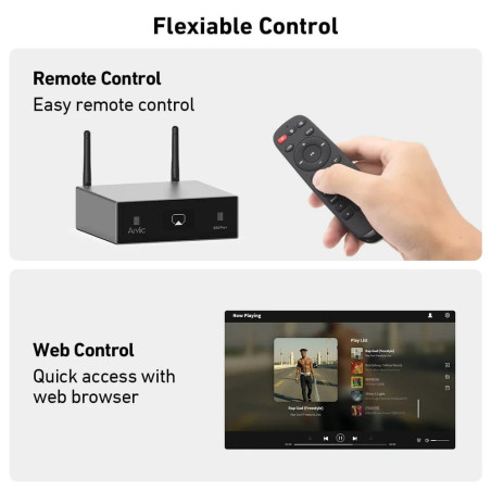 Arylic S50Pro+ Preamfi & aptX HD ESS 9023 DAC Hi-Fi Streamer