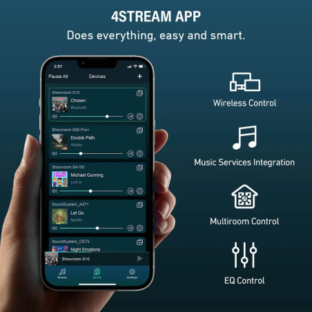 Arylic S50Pro+ Preamfi & aptX HD ESS 9023 DAC Hi-Fi Streamer