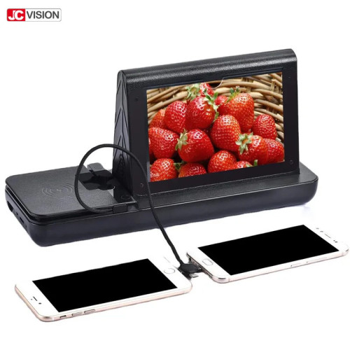 JCVISION JC-PS838D 7" Çift Ekranlı NFC 4G Akıllı Menü Powerbank