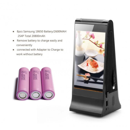 JCVISION JC-PS868 Plus 8" Çift Ekranlı Akıllı Menü Powerbank