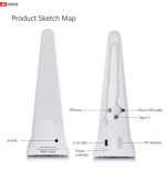 JCVISION JC-PS868 Plus 8" Çift Ekranlı Akıllı Menü Powerbank