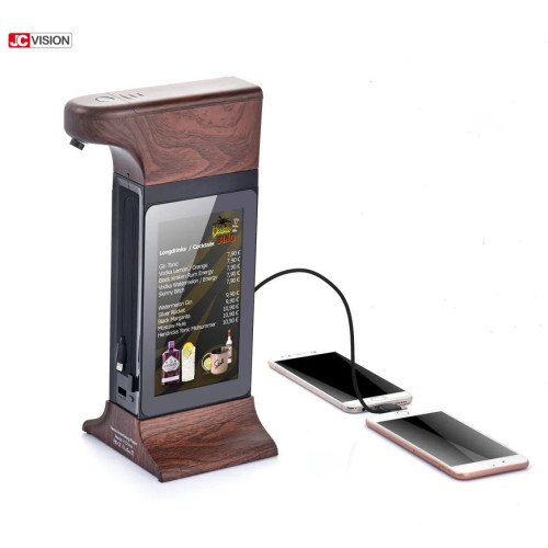 JCVISION JC-PS835DA 7" Çift Ekranlı El Dezenfektanlı Akıllı Menü Powerbank